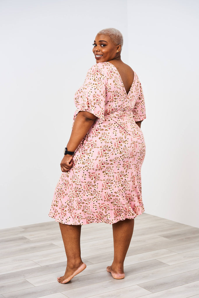 Latched Mama Labor ☀ Postpartum Wrap Dress